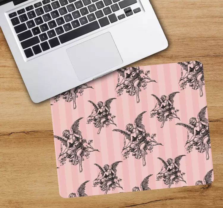 Tappetino mouse originale motivo cherubini angelici - TenStickers