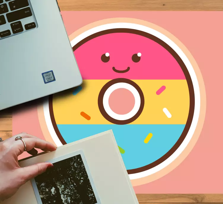 Tappetino mouse originale personaggio donut carino - TenStickers
