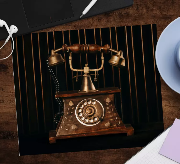 Tappetino mouse originale telefono bell vintage - TenStickers