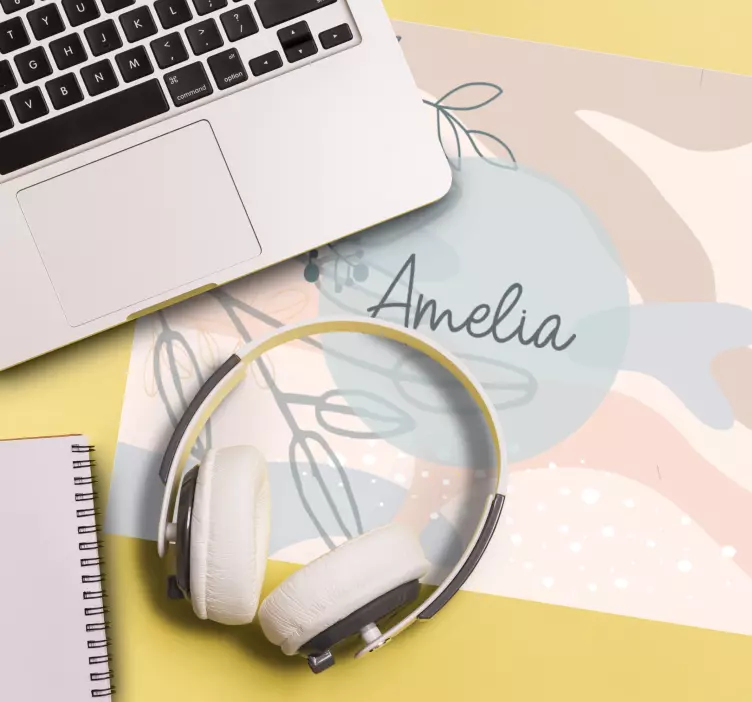 Tappetino mouse personalizzabile con nome personalizzato - TenStickers