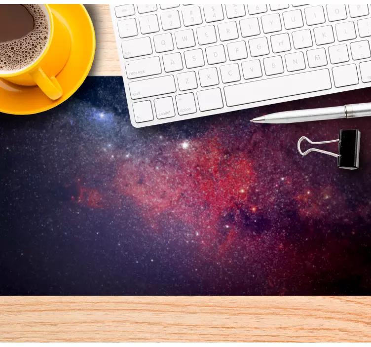 Tappetino mouse xxl concetto universo celestiale - TenStickers