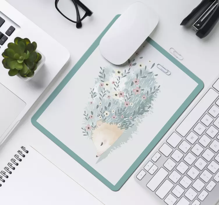 Tappetino per mouse porcospino arte riccio - TenStickers