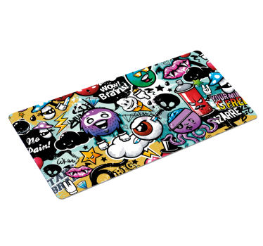 Tappetino per mouse in vinile per giochi graffiti - TenStickers