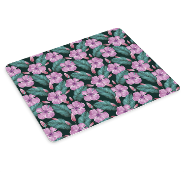 Tappetino mouse con motivi e texture verde botanico - TenStickers