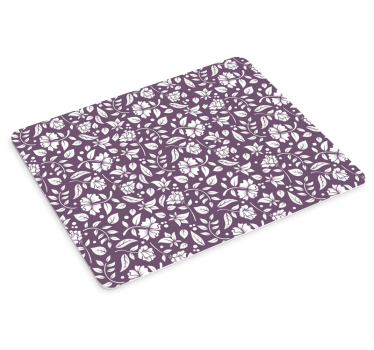 Tappetino per mouse floreale con fiori ornamentali vintage - TenStickers