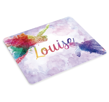 Tartarughe colorate con tappetino mouse personalizzato - TenStickers