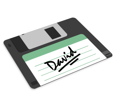 Tappetino per mouse con nome Blocco note personalizzato - TenStickers