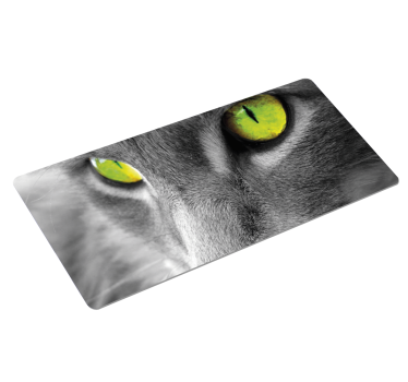 Tappetino mouse originale occhi di gatto straordinari - TenStickers
