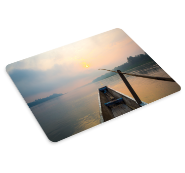 Tappetino mouse originale scena di fiume serene - TenStickers
