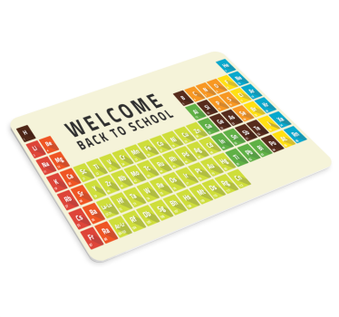 Tappetino mouse originale tabella chimica educativa - TenStickers
