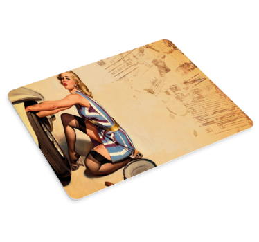 Tappetino mouse originale glamour pinup vintage - TenStickers