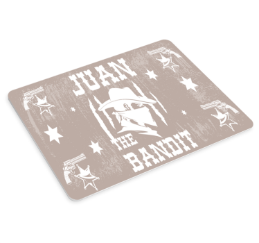 Tappetino mouse personalizzabile a tema cowboy - TenStickers