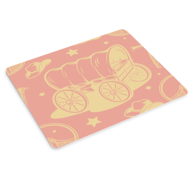 Tappetino mouse originale motivo carrozza vintage - TenStickers