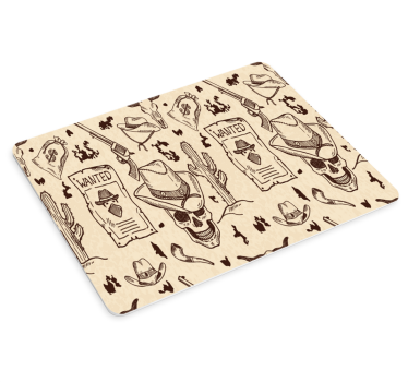 Tappetino mouse originale poster vintage ricercato - TenStickers