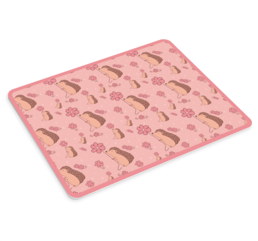 Tappetino mouse originale motivo floreale riccio - TenStickers