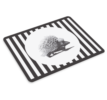 Tappetino mouse originale porcospino a strisce - TenStickers