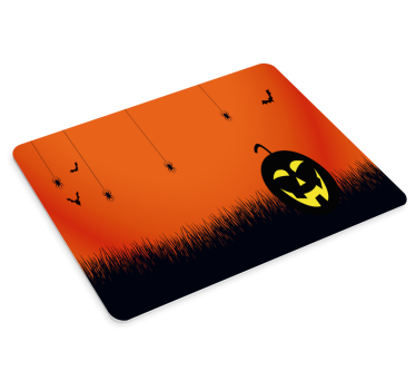 Tappetino mouse di natale scena della zucca di halloween - TenStickers
