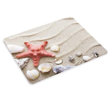 Tappetino mouse originale stelle marine e conchiglie - TenStickers