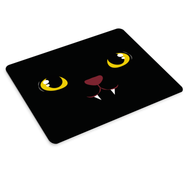 Tappetino mouse originale caratteristiche facciali gatto - TenStickers