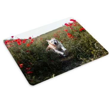 Tappetino mouse originale cagnolino felice che corre - TenStickers