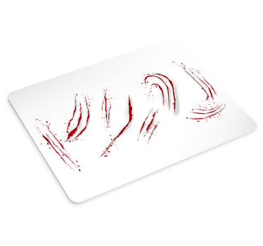 Tappetino mouse gaming motivo graffi intensi - TenStickers