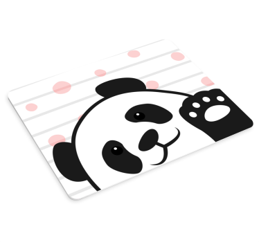Mouse pad originale Panda che saluta - TenStickers