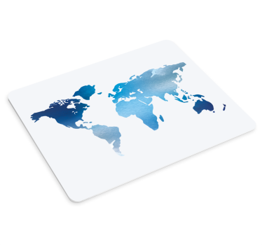 Tappetino mouse mappamondo mappa globale chic - TenStickers