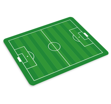 Mouse pad originale Campo da calcio - TenStickers