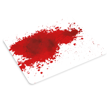 Tappetino mouse originale schizzo rosso dinamico - TenStickers