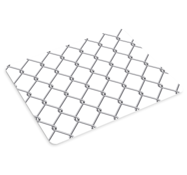 Tappetino mouse con motivi e texture a maglie chain link - TenStickers
