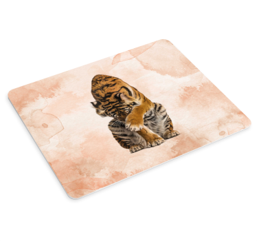 Tappetino mouse originale cucciolo di tigre giocoso - TenStickers