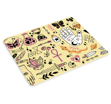 Tappetino mouse originale collezione simboli mistici - TenStickers