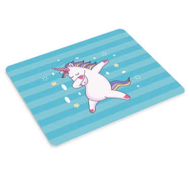 Tappetino mouse anime unicorno danzerino - TenStickers