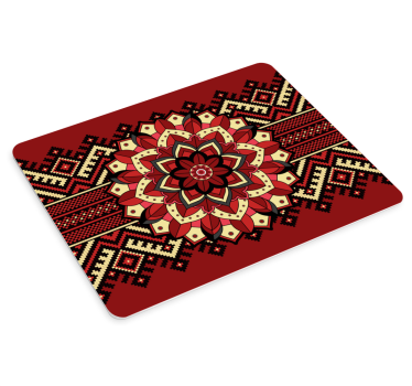 Tappetino mouse con motivi e texture mandala intricato - TenStickers