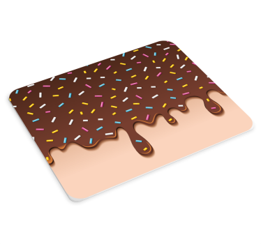 Tappetino mouse originale dolcetti al cioccolato - TenStickers