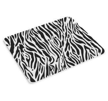 Tappetino mouse con motivi e texture strisce zebra eleganti - TenStickers