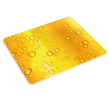 Tappetino mouse con motivi e texture acqua rinfrescante - TenStickers