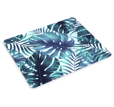 Tappetino mouse con motivi e texture foglia tropicale - TenStickers