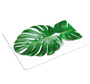 Tappetino mouse originale eleganza foglia monstera - TenStickers