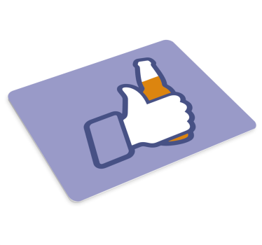 Tappetino mouse originale gesto pollice in su - TenStickers