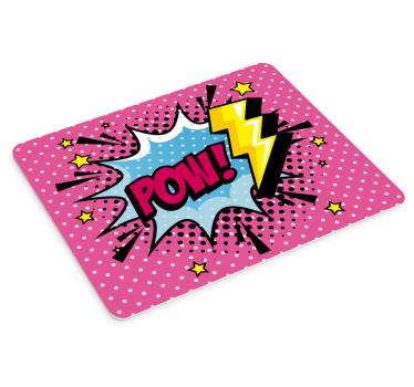 Tappetino mouse originale espressione comica colorata - TenStickers