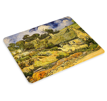 Tappetino mouse originale scena di cottage in campagna - TenStickers