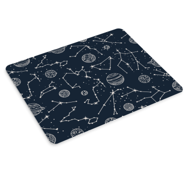 Tappetino mouse con motivi e texture temi celestiali - TenStickers