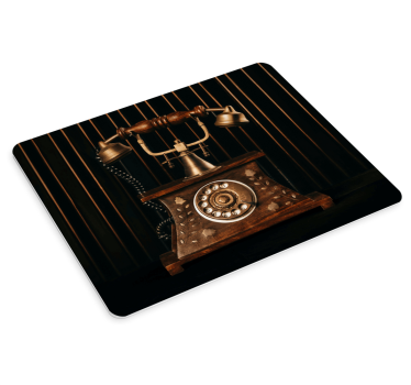 Tappetino mouse originale telefono bell vintage - TenStickers
