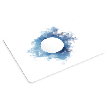 Tappetino mouse originale fumo blu vorticoso - TenStickers