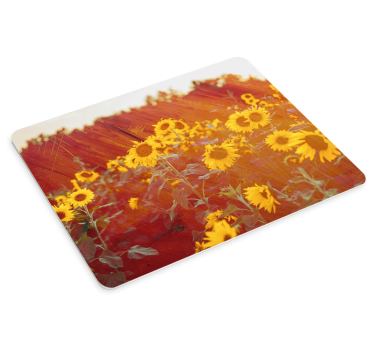 Tappetino mouse originale campo di girasoli vibranti - TenStickers