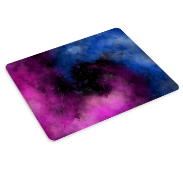 Tappetino mouse con motivi e texture splash cosmico - TenStickers