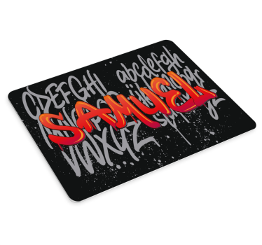 Tappetino mouse personalizzabile tipografia unica - TenStickers