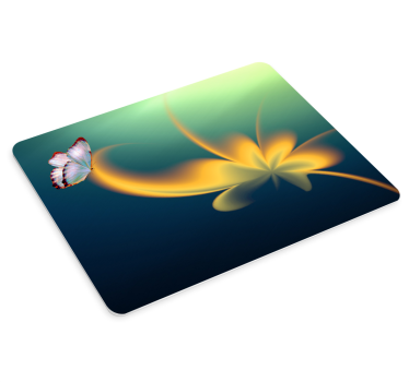 Tappetino mouse originale motivo floreale elegante - TenStickers