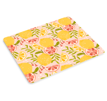 Tappetino mouse con motivi e texture frutta - TenStickers